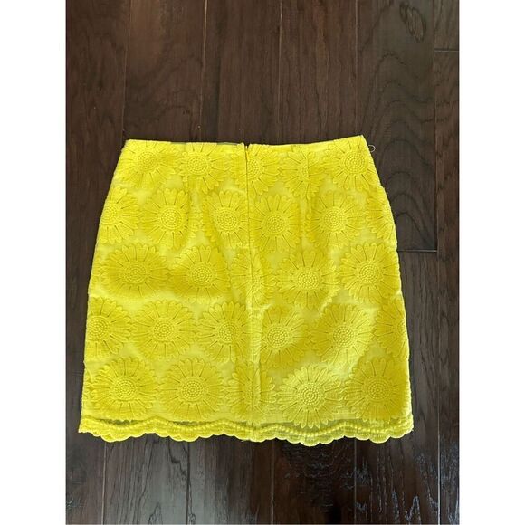 Joe Fresh Flower Embroidery Yellow Skirt - Picture 2 of 5
